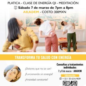 Conecta con tu energía vital platica - clase - meditación