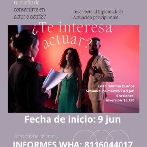 Diplomado en Actuación