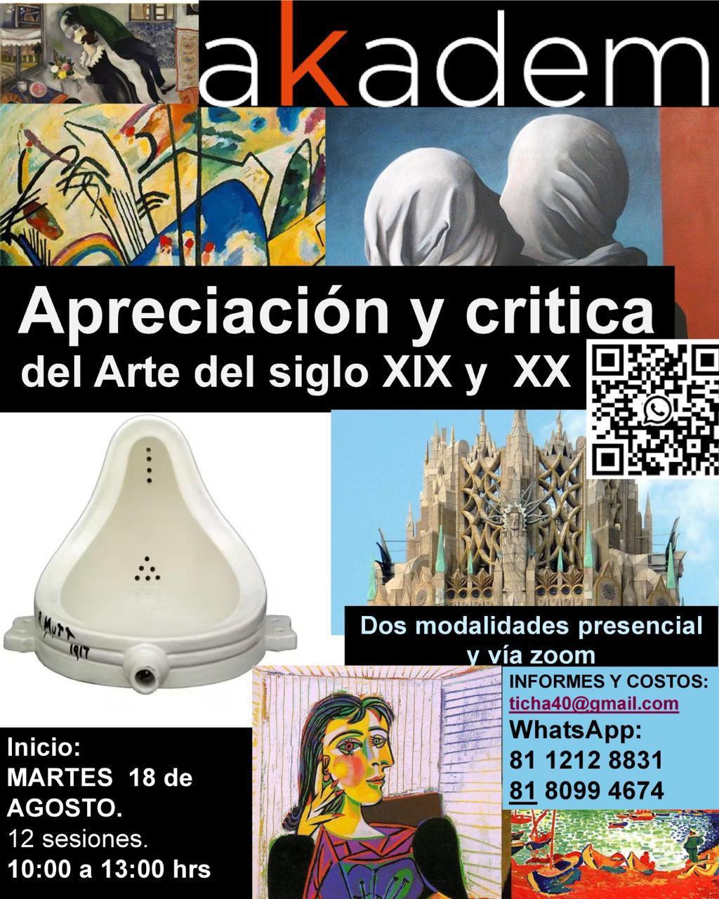 Diplomado – Apreciación y critica del Arte del siglo XIX y XX